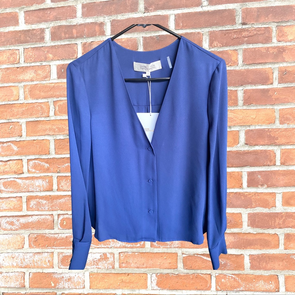 Diane Von Furstenberg blouse NWT
